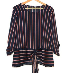Maurice’s Striped Tie Knot Top
